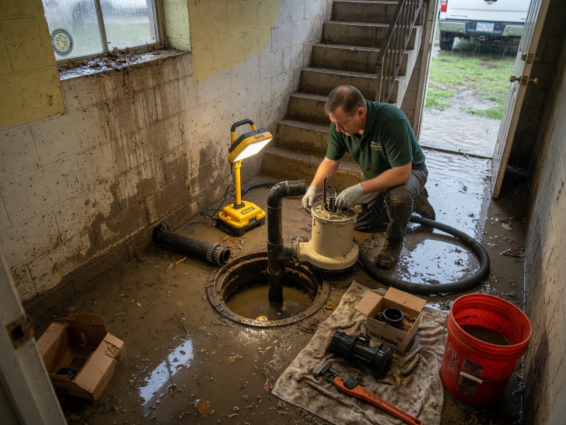 Sump Pump Repair After Spring Flooding in Fort Wayne
